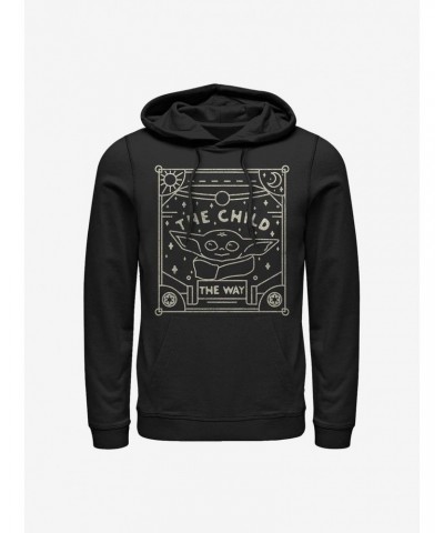 Star Wars The Mandalorian Child Tarot Hoodie $13.29 Hoodies