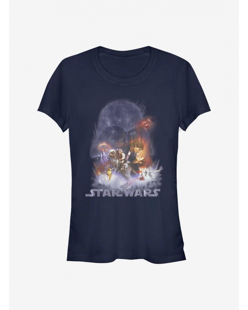 Star Wars Painted Girls T-Shirt $8.09 T-Shirts