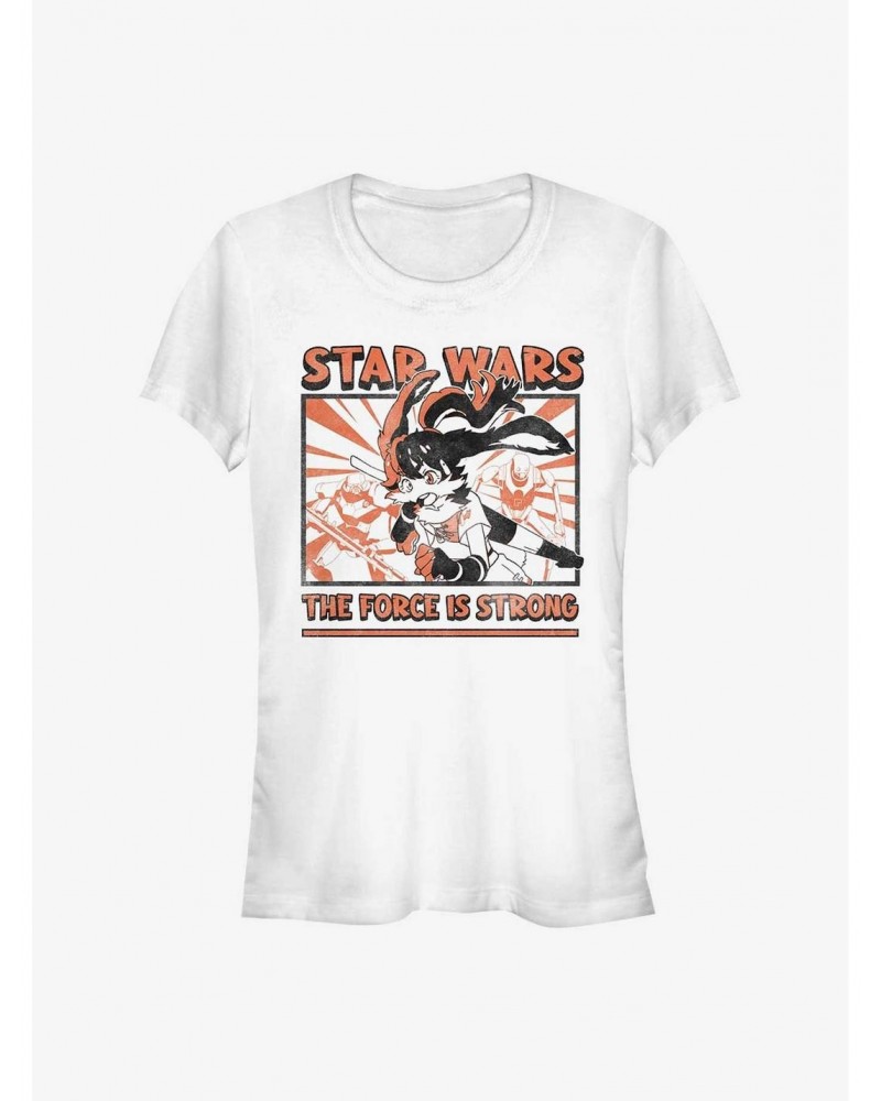 Star Wars: Visions The Force Is Strong In Lop Girls T-Shirt $7.77 T-Shirts