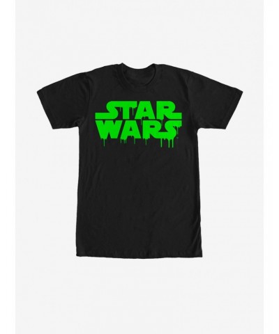 Star Wars Dripping Halloween Logo T-Shirt $6.37 T-Shirts