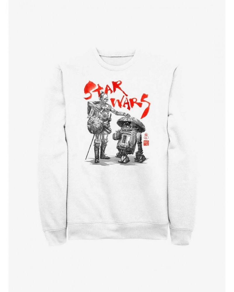 Star Wars: Visions Anime Droids Crew Sweatshirt $10.63 Sweatshirts