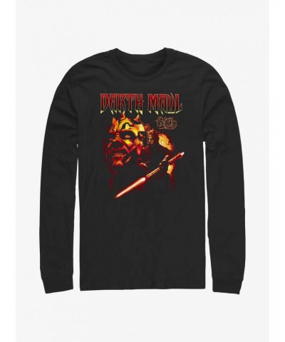 Star Wars Heavy Metal Darth Maul Long-Sleeve T-Shirt $10.53 T-Shirts