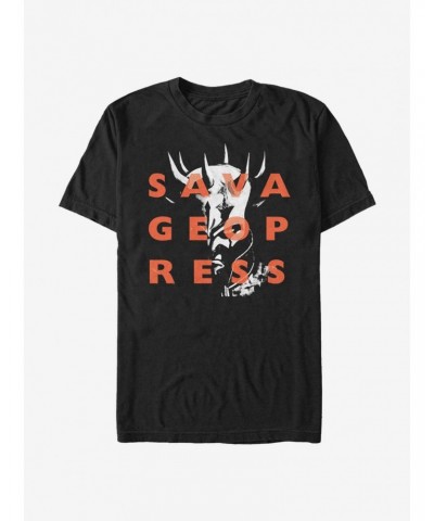 Star Wars The Clone Wars Savage Overlay T-Shirt $6.37 T-Shirts