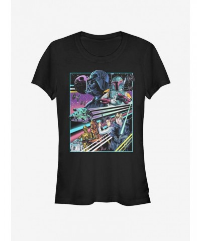 Star Wars Rebellion Poster Girls T-Shirt $6.31 T-Shirts