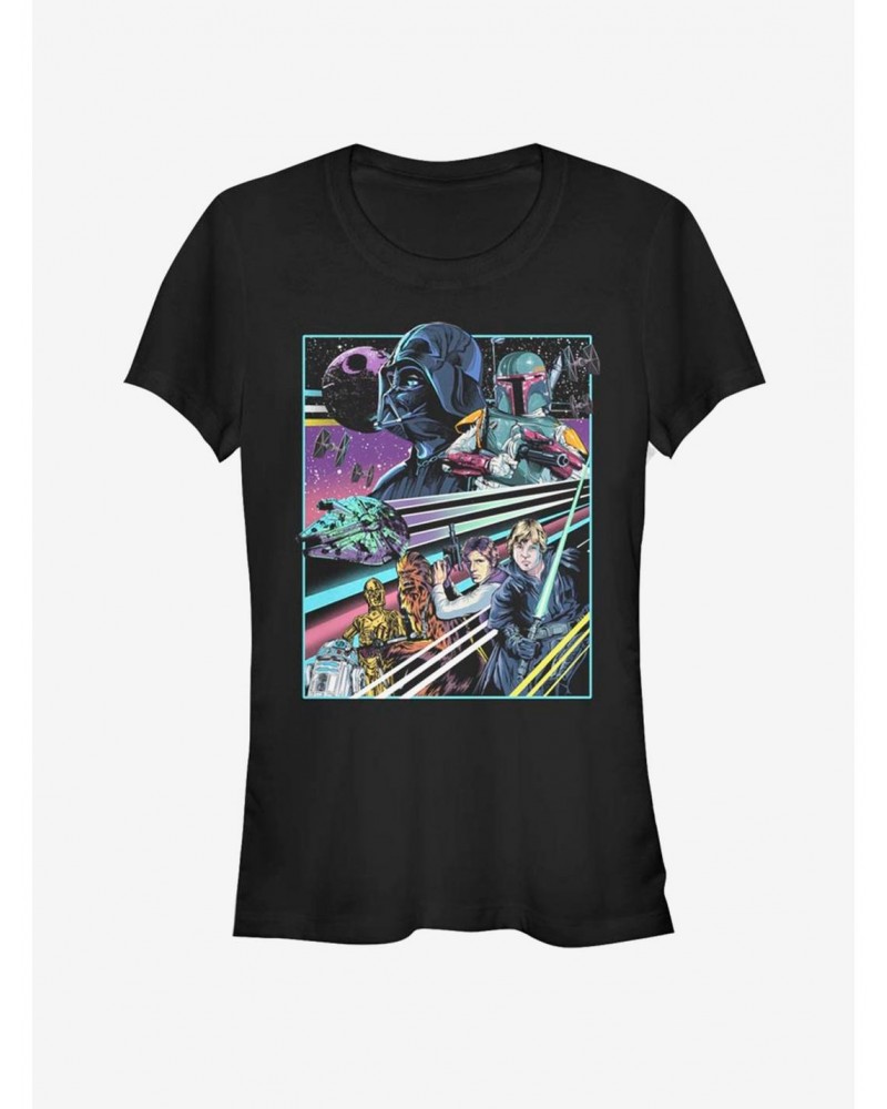 Star Wars Rebellion Poster Girls T-Shirt $6.31 T-Shirts