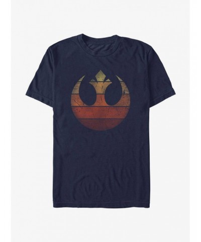 Star Wars Rebel Retro Gradient T-Shirt $7.77 T-Shirts