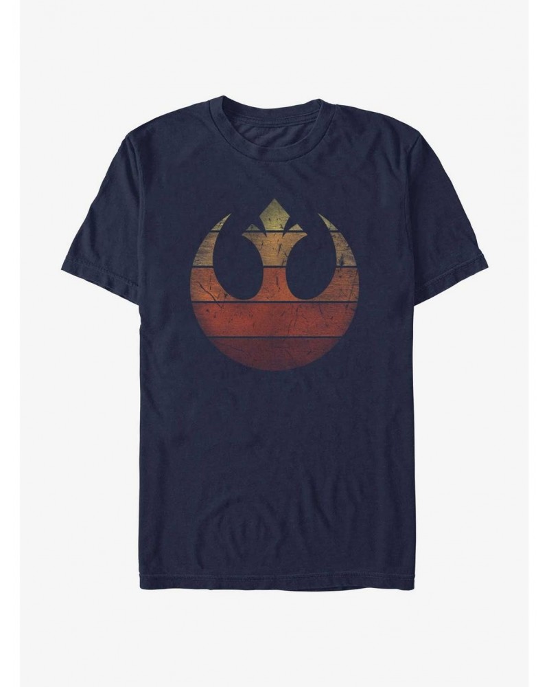 Star Wars Rebel Retro Gradient T-Shirt $7.77 T-Shirts