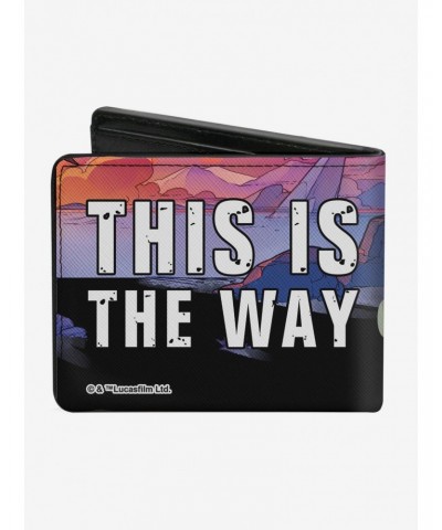 Star Wars The Mandalorian The Child This is the Way Bifold Wallet $7.94 Wallets