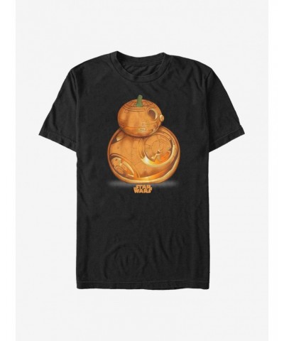 Star Wars: The Force Awakens BB-8 Pumpkin Logo T-Shirt $6.52 T-Shirts