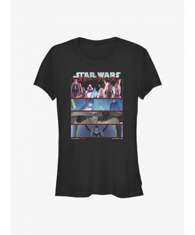 Star Wars: Visions The Ninth Jedi Stack Girls T-Shirt $7.60 T-Shirts