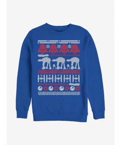 Star Wars Ugly Holiday Crew Sweatshirt $12.99 Sweatshirts