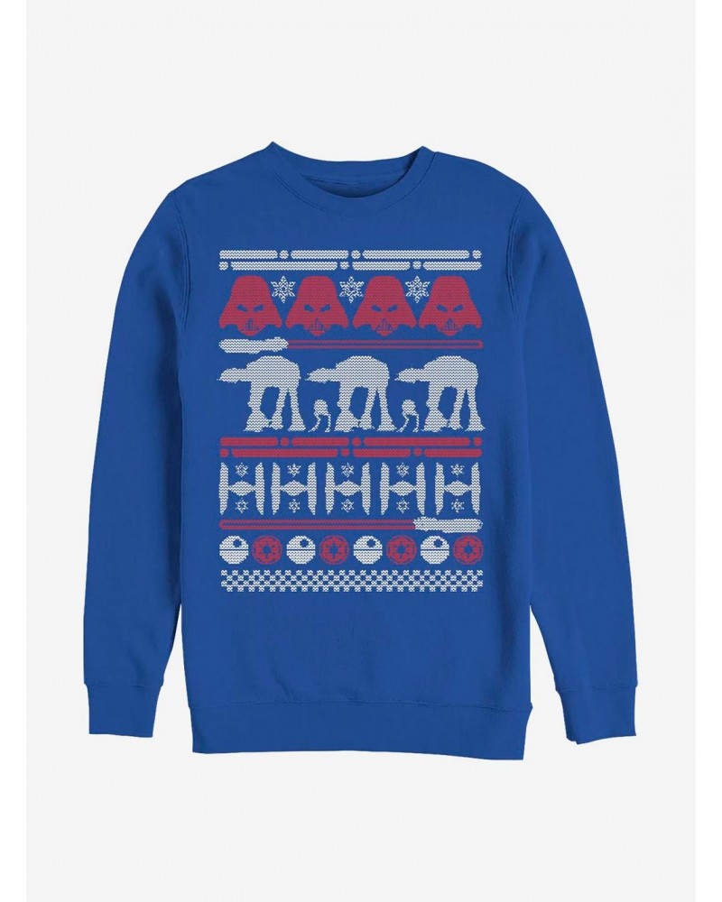 Star Wars Ugly Holiday Crew Sweatshirt $12.99 Sweatshirts