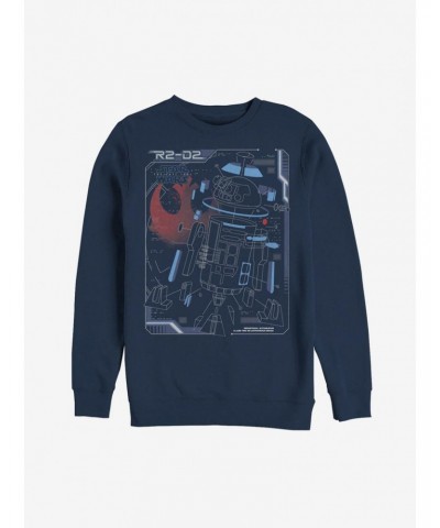 Star Wars R2-D2 Deconstruct Sweatshirt $10.92 Sweatshirts