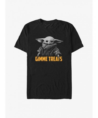 Star Wars The Mandalorian Grogu Gimmie Treats Big & Tall T-Shirt $11.96 T-Shirts