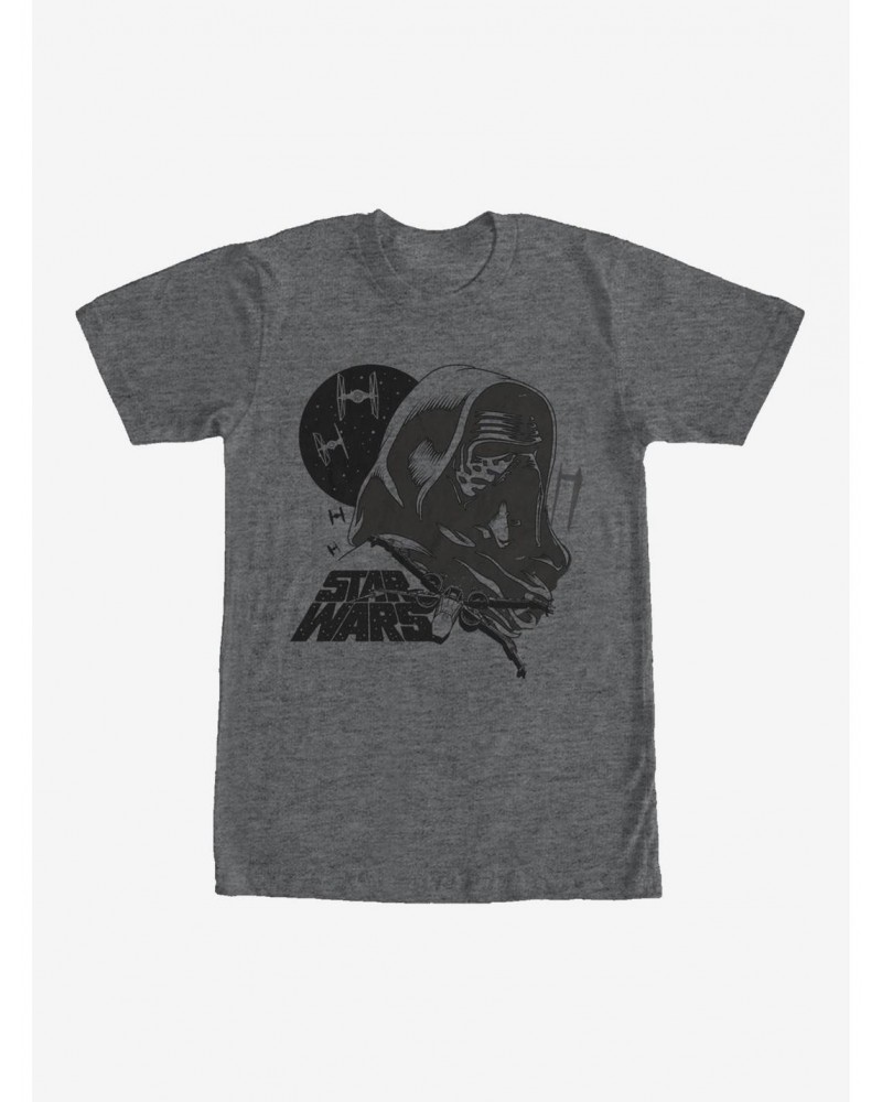 Star Wars Kylo Ren X-Wing and TIE Fighters T-Shirt $5.75 T-Shirts