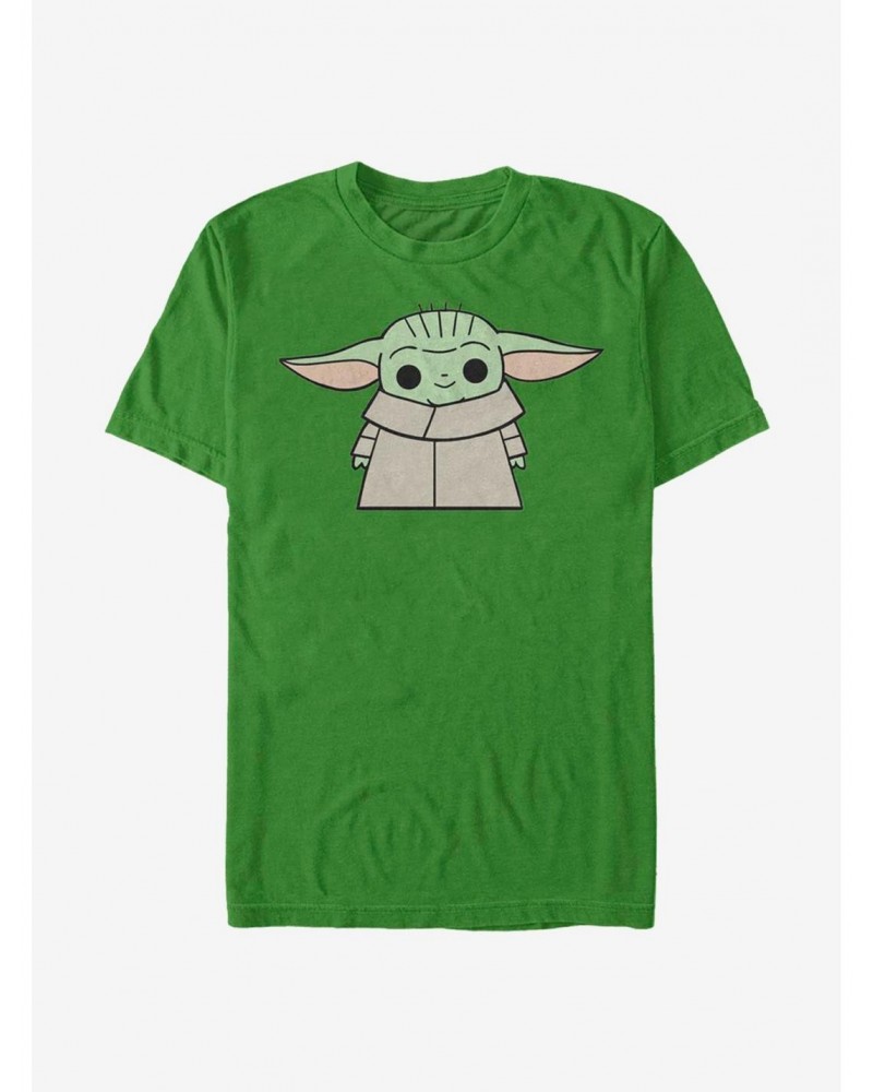 Star Wars The Mandalorian The Child Standing T-Shirt $7.14 T-Shirts