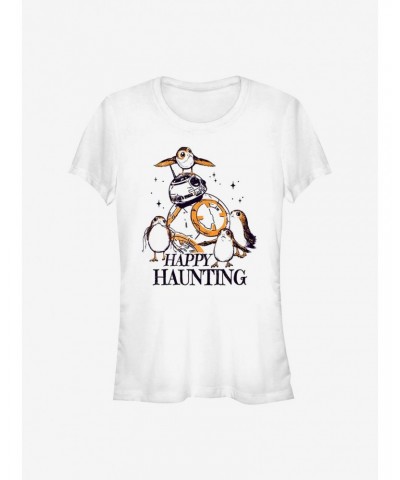 Star Wars: The Last Jedi Happy Haunting Girls T-Shirt $5.66 T-Shirts