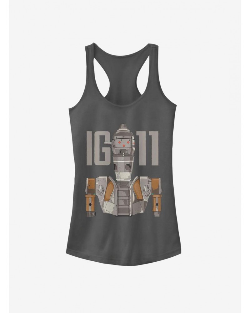 Star Wars The Mandalorian IG-11 Illustrated Girls Tank $9.96 Tanks