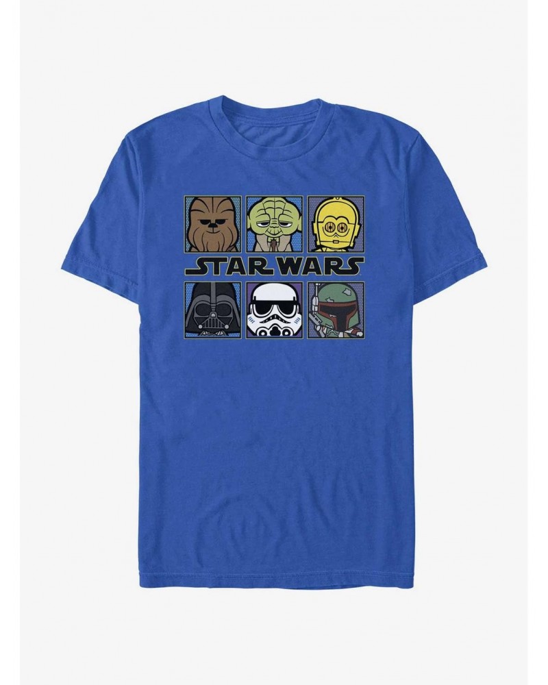 Star Wars Chibi Portraits T-Shirt $7.45 T-Shirts