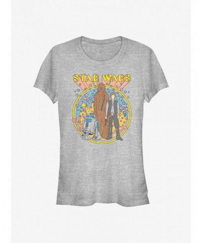 Star Wars Psychedelic Rebels Girls T-Shirt $8.09 T-Shirts