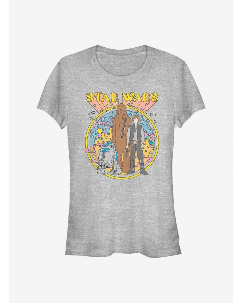 Star Wars Psychedelic Rebels Girls T-Shirt $8.09 T-Shirts