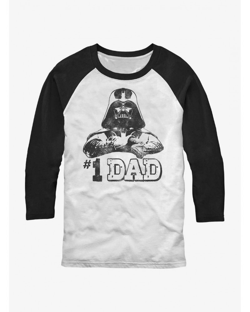 Star Wars Vader Dad Raglan T-Shirt $12.72 T-Shirts