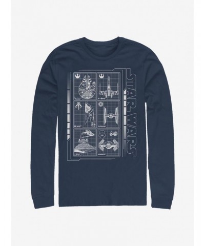 Star Wars Battle Ships Long-Sleeve T-Shirt $10.53 T-Shirts