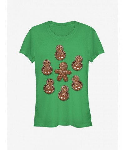 Star Wars Gingerman Porg Christmas Cookies Girls T-Shirt $7.28 T-Shirts