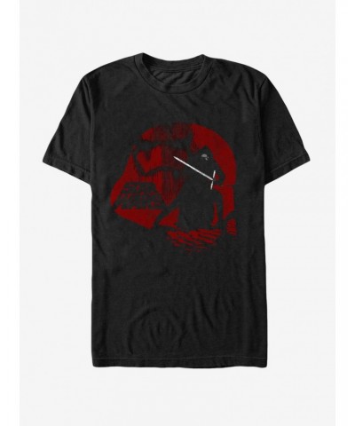 Star Wars Kylo Ren Lightsaber Stance T-Shirt $6.37 T-Shirts