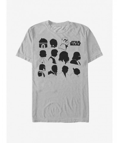 Star Wars Character Silhouettes T-Shirt $5.12 T-Shirts