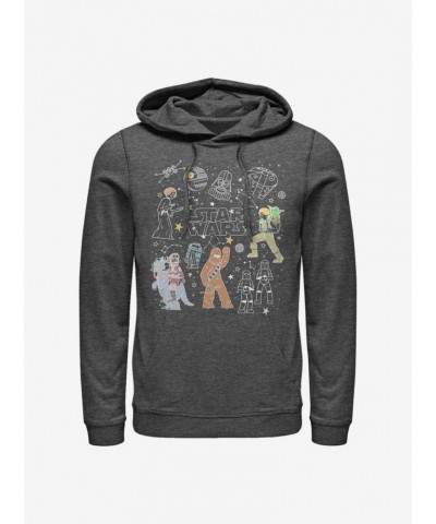 Star Wars Celestial Star Wars Hoodie $16.52 Hoodies