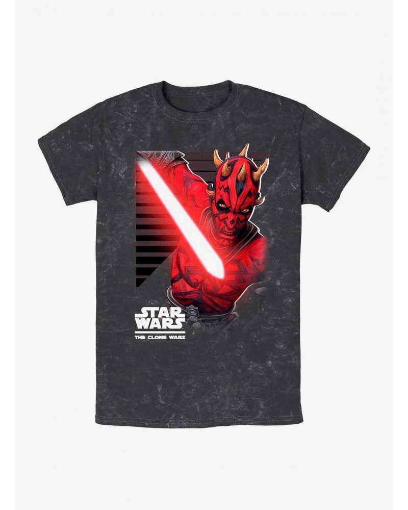 Star Wars: The Clone Wars Maul Strikes Mineral Wash T-Shirt $6.40 T-Shirts