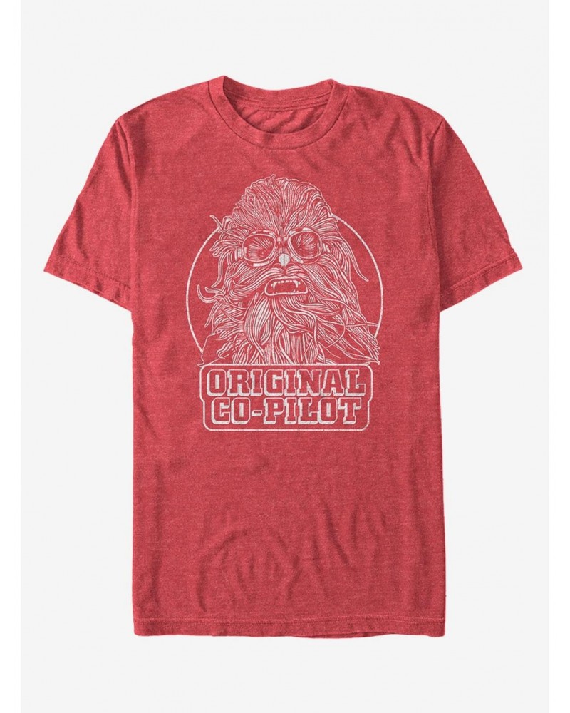 Star Wars Original Co-Pilot Chewie T-Shirt $6.06 T-Shirts