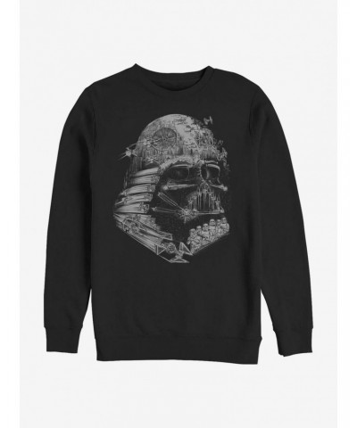 Star Wars Empire Head Crew Sweatshirt $10.92 Sweatshirts