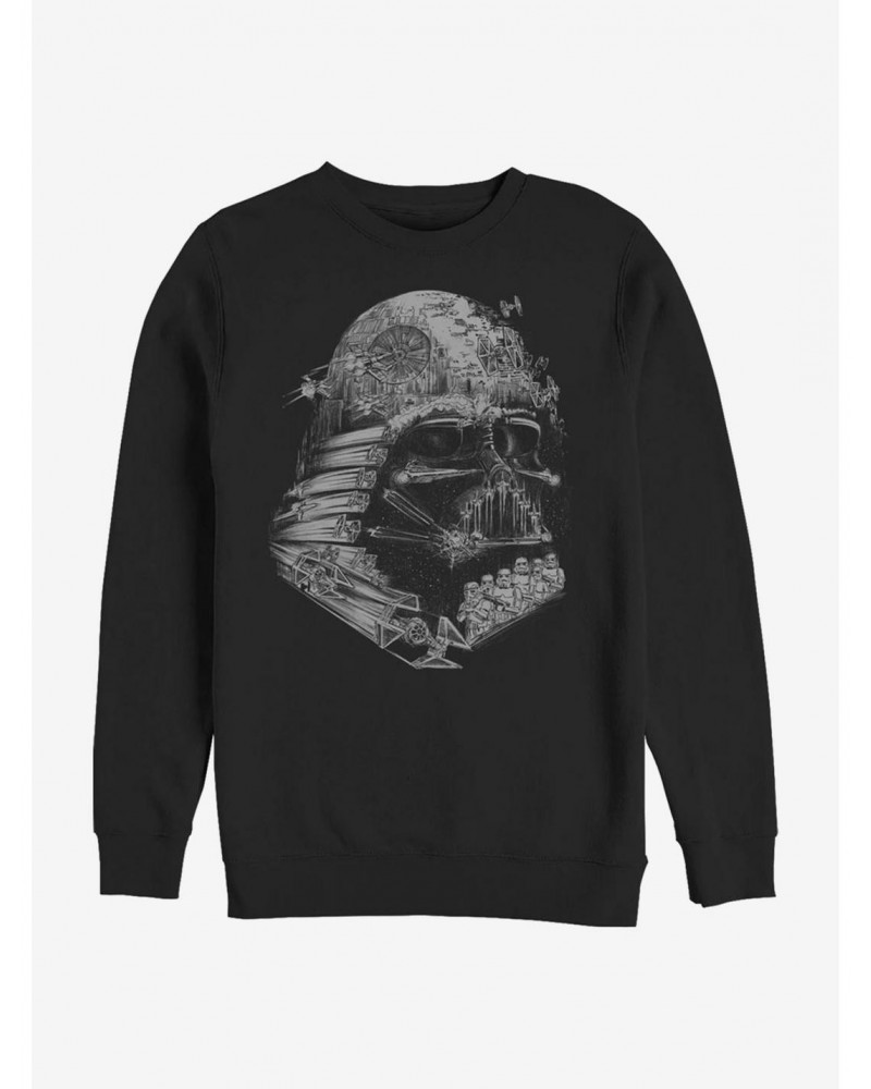 Star Wars Empire Head Crew Sweatshirt $10.92 Sweatshirts