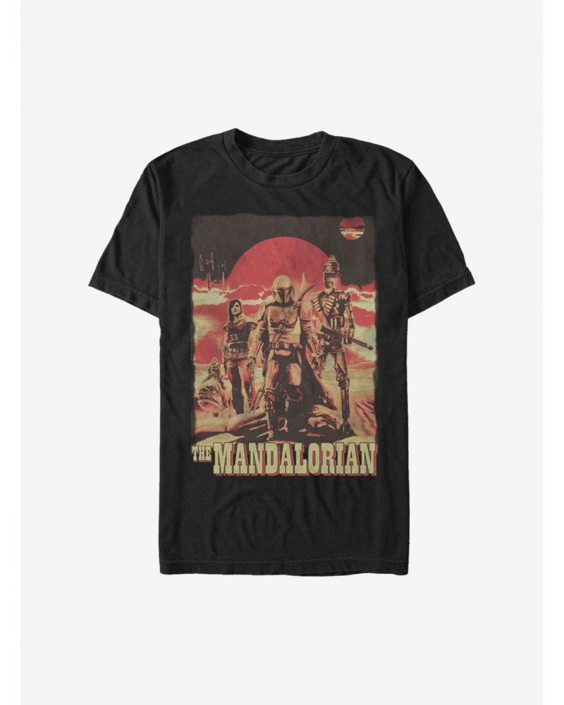 Extra Soft Star Wars The Mandalorian Gritty Mandalorian T-Shirt $9.01 T-Shirts