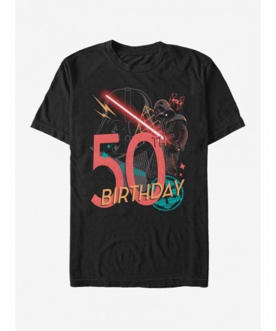 Star Wars Vader 50th B-Day T-Shirt $5.12 T-Shirts