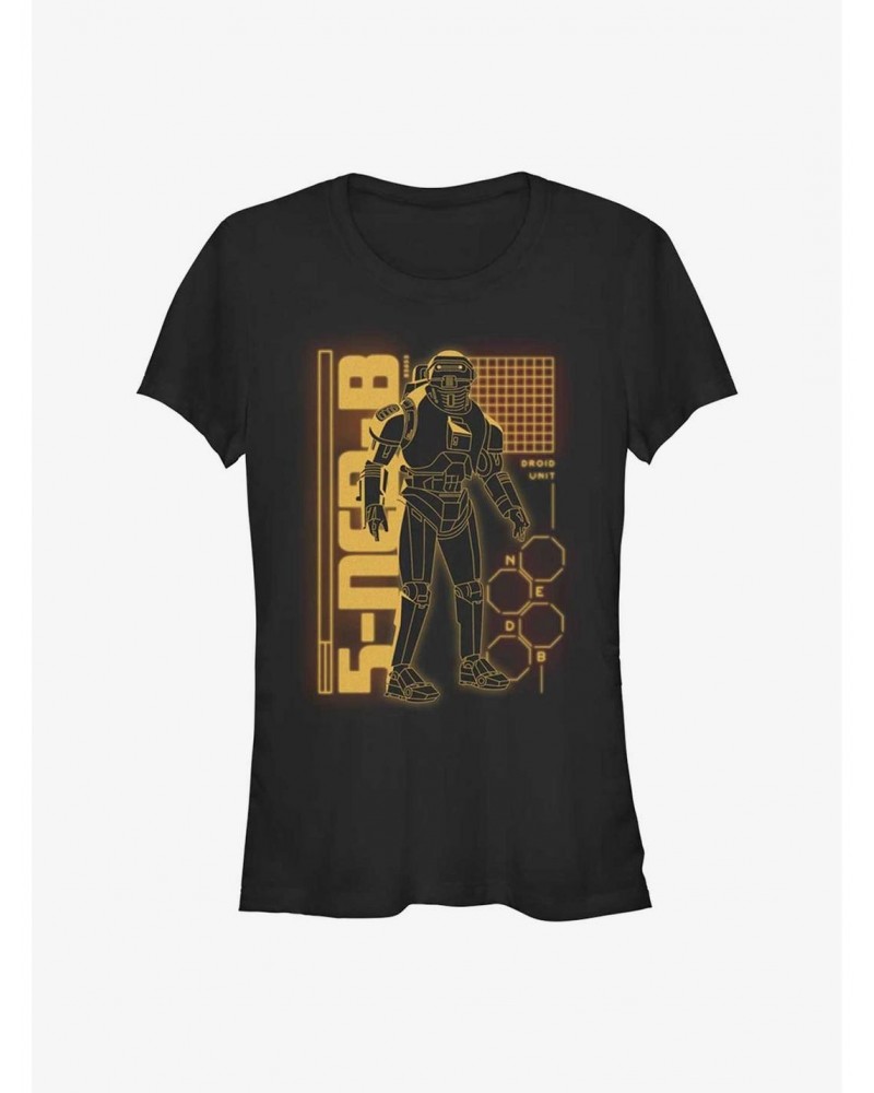 Star Wars Obi-Wan Kenobi 5-Ned-B Droid Girls T-Shirt $5.50 T-Shirts