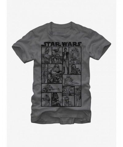 Star Wars Classic Character Group T-Shirt $5.90 T-Shirts