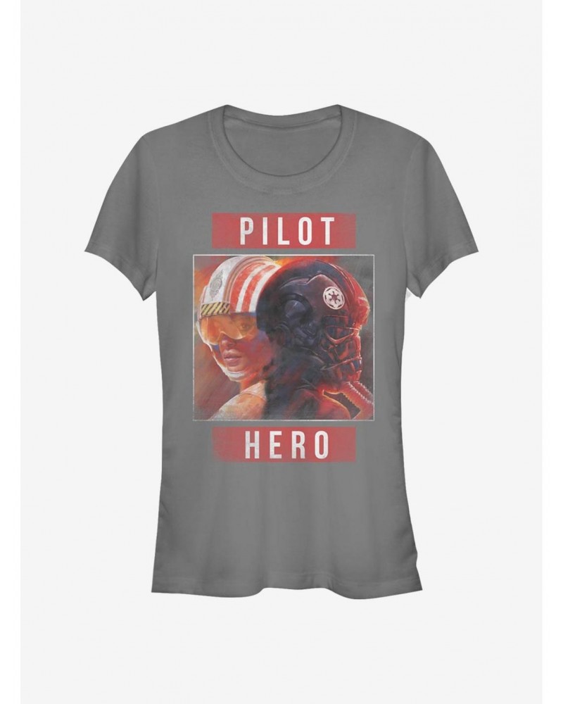 Star Wars Pilot Hero Girls T-Shirt $7.93 T-Shirts