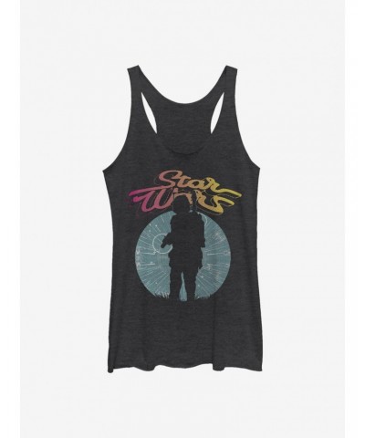 Star Wars Boba Fett Silhouette Girls Tank $6.84 Tanks