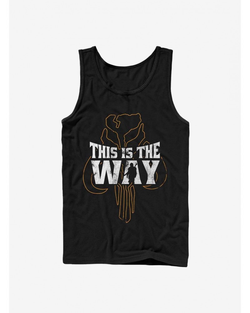 Star Wars The Mandalorian This Is The Way Iron Heart Outline Tank $6.77 Tanks