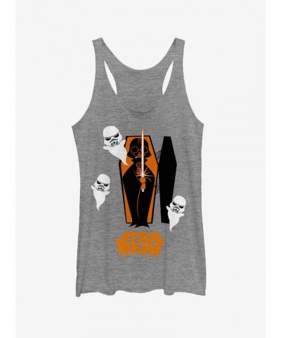 Halloween Darth Vader Coffin Girls Tank $8.08 Tanks