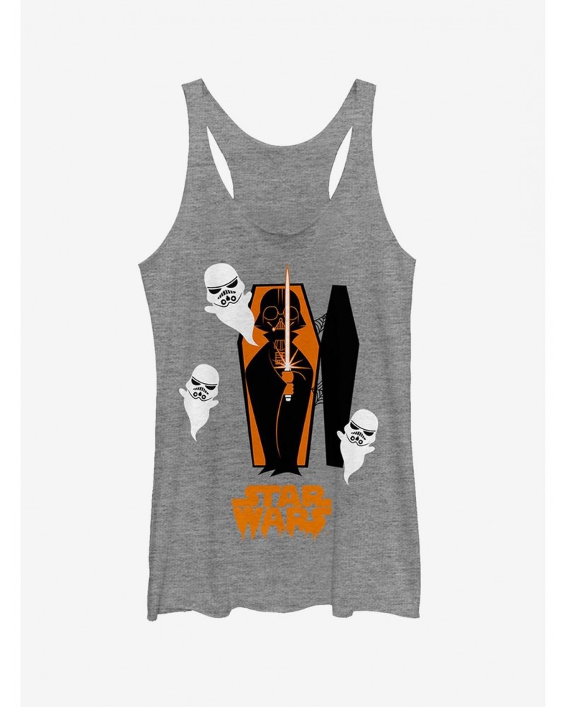 Halloween Darth Vader Coffin Girls Tank $8.08 Tanks