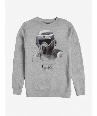 Star Wars Jedi: Fallen Order Scout Trooper Mask Sweatshirt $11.81 Sweatshirts