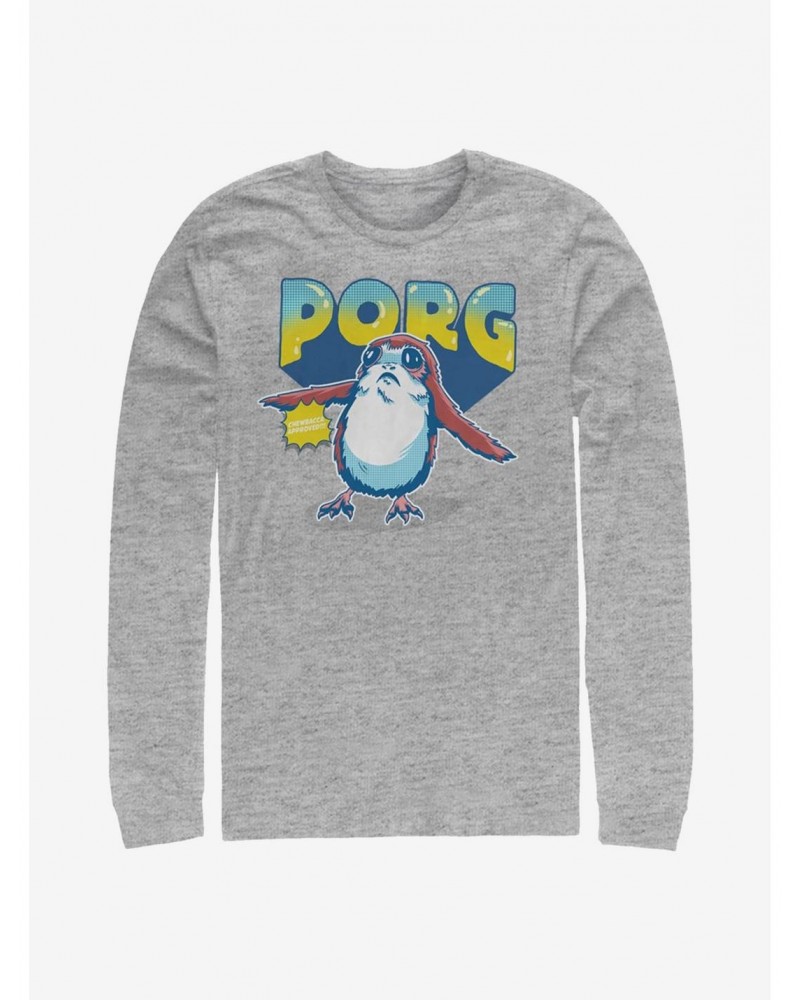 Star Wars: The Last Jedi Colorful Porg Long-Sleeve T-Shirt $13.16 T-Shirts