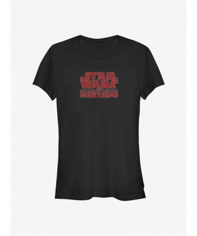 Star Wars The Mandalorian The Way Star Wars Logo Girls T-Shirt $6.47 T-Shirts