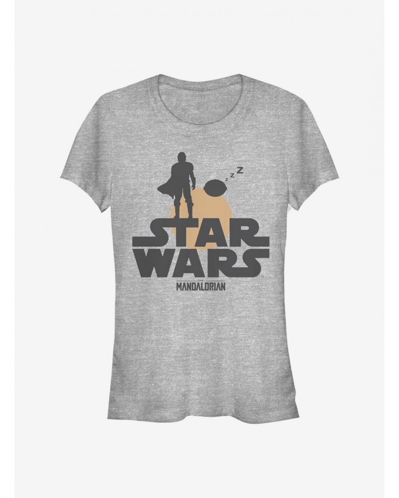 Star Wars The Mandalorian Sunset Duo Girls T-Shirt $7.93 T-Shirts