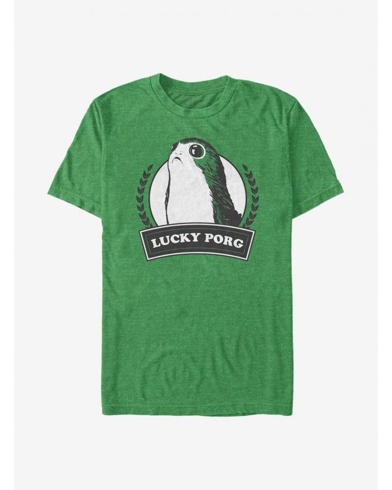 Star Wars Eipisode VIII The Last Jedi Lucky Porg T-Shirt $7.30 T-Shirts