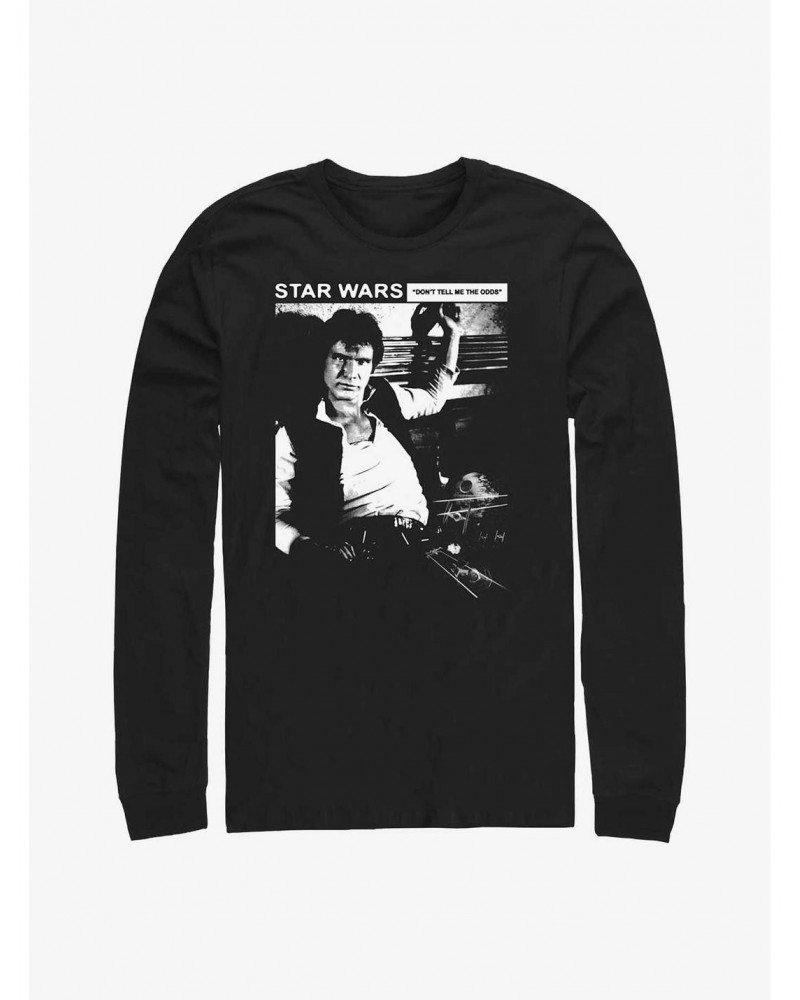 Star Wars Grunge Solo Long-Sleeve T-Shirt $12.11 T-Shirts